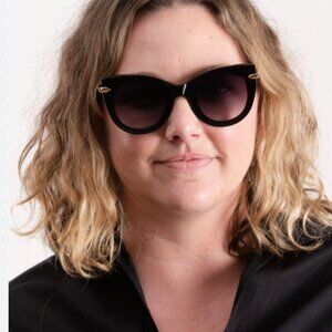 Krewe Laveau Nylon Sunglasses Black (scratches-fair condition)
